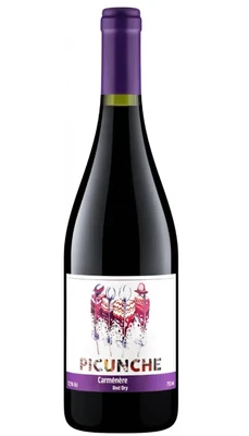 Вино красное сухое Picunche Carmenere, 0.75 л