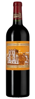 Вино красное сухое Chateau Ducru-Beaucaillou, 0.75 л 1988