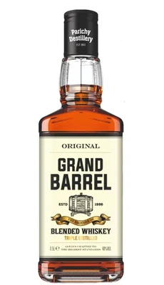 Виски беларуский Grand Barrel Blended, 0.5 л