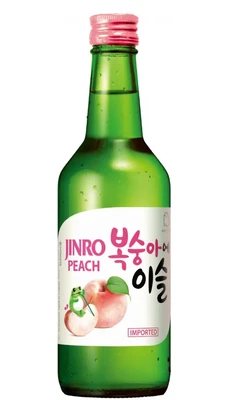 Водка Jinro Peach Soju, 0.36 л
