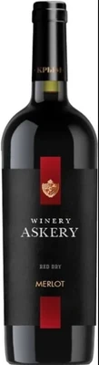 Вино красное сухое Винодельня Аскери Мерло, 0.75 л