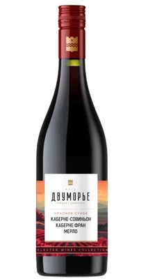 Вино красное сухое Шато Двуморье Каберне Совиньон-Каберне Фран-Мерло, 0.75 л