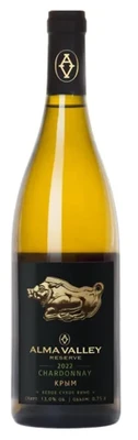 Вино белое сухое Alma Valley Reserve Chardonnay, 0.75 л 2022