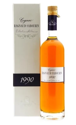 Коньяк Ragnaud-Sabourin Grande Champagne, 0.7 л 1990, п/у