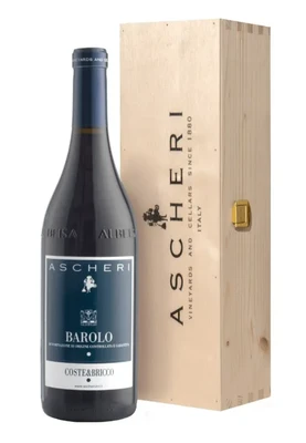 Вино красное сухое Matteo Ascheri Barolo Coste & Bricco, 0.75 л 2019, в деревянной коробке