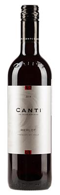 Вино красное полусухое «Canti Merlot» 2014 г.