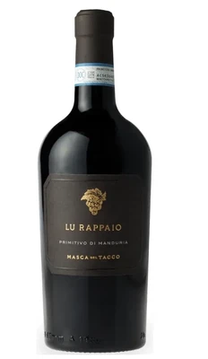 Вино красное полусухое Masca del Tacco Lu Rappaio Primitivo di Manduria, 0.75 л 2020