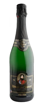 Вино игристое белое брют Herzog von Nassau Sekt Brut, 0.75 л