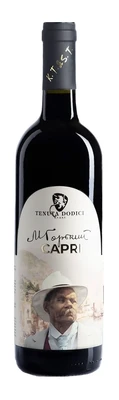 Вино красное сухое Tenuta Dodici M. Gorkyi Capri, 0.75 л 2021