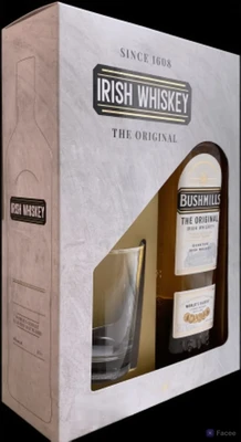 Виски ирландский Bushmills Original, 0.7 л п/у со стаканом