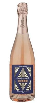 Вино игристое розовое брют Mademoiselle Josephine Rose Brut, 0.75 л