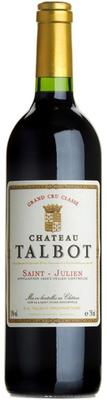 Вино красное сухое «Chateau Talbot Saint-Julien Grand Cru Classe, 0.75 л» 2011 г.