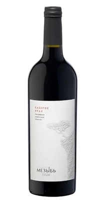 Вино красное сухое Усадьба Мезыбь Каберне Фран, 0.75 л 2020