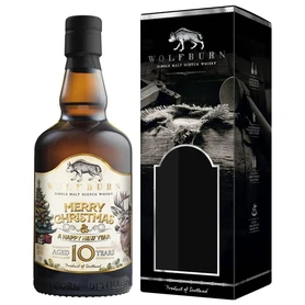Виски шотландский Wolfburn 10 Years Old, 0.7 л п/у, Новогодняя