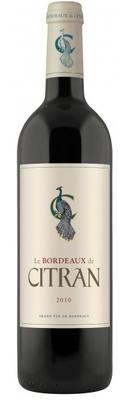 Вино красное сухое «Le Bordeaux de Citran» 2012 г.