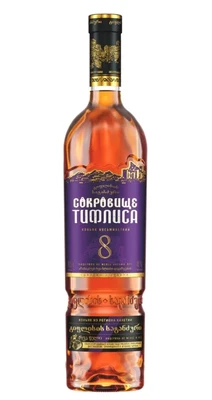 Коньяк грузинский Сокровище Тифлиса 8-летний, 0.5 л