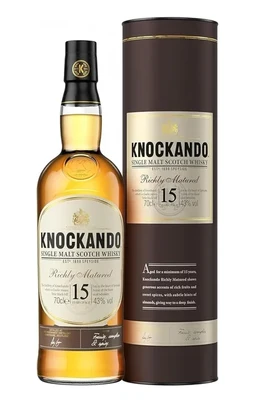 Виски шотландский Knockando Richly Matured 15 Years Old, 0.7 л в тубе