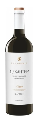 Вино белое сухое Декантер Шардоне Коллекционное, 0.75 л 2021