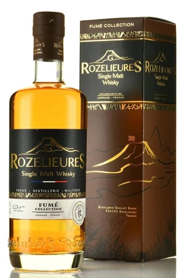 Виски французский Rozelieures Fume Collection Single Malt, 0.7 л п/у