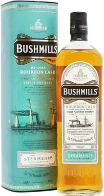 Виски ирландский Bushmills Steamship Bourbon Cask, 1 л в тубе