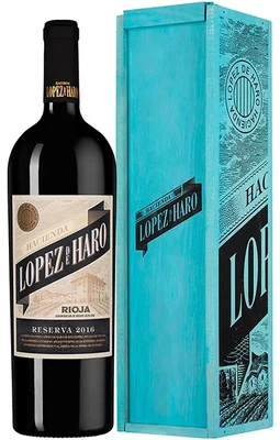 Вино красное сухое Hacienda Lopez de Haro Reserva Rioja, 1.5 л 2016 п/у