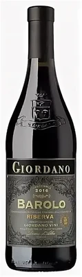 Вино красное сухое Giordano Barolo, 0.75 л