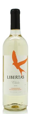 Вино белое сухое «Libertas Chardonnay Sauvingnon Blanc» защищенного географического указания 2014 г.