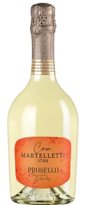 Вино игристое белое сухое Casa Martelletti 1700 Prosecco Millesimato Extra Dry, 0.75 л