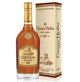 Коньяк армянский Саят Нова Премиум Десятилетний, 0.5 л п/у