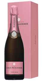 Шампанское розовое брют «Louis Roederer Brut Rose» 2009 г. в подарочной упаковке