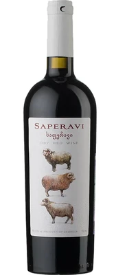 Вино красное сухое Gurmani Saperavi, 0.75 л 2024