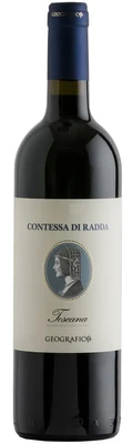 Вино красное сухое Geografico Contessa Di Radda Toscana, 0.75 л 2022