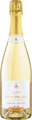 Вино игристое безалкогольное белое полусухое Louis Vallon L Instant Blanc Sans Alcool, 0.75 л