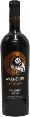 Вино красное полусладкое Avanduri Akhasheni, 0.75 л