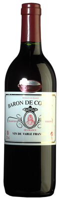 Вино столовое красное полусладкое «Baron De Costac Vin De Table Francais»