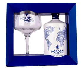 Джин Nordes, 0.7 л п/у, с бокалом