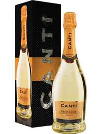Вино игристое белое сухое «Canti Prosecco» 2015 г. в подарочной упаковке
