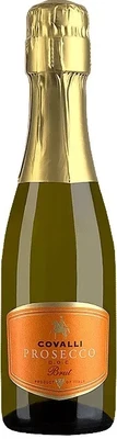 Вино игристое белое брют Covalli Prosecco, 0.2 л