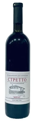 Вино красное полусухое Каракезиди Стретто Мерло, 0.75 л 2022