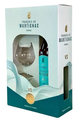 Коньяк Francois de Martignac VS, 0.7 л п/у + бокал