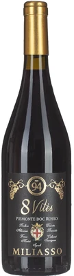 Вино красное сухое Angelo Rocca e Figli Miliasso 8 Vites Piemonte, 0.75 л 2023