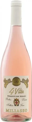 Вино розовое сухое Angelo Rocca e Figli Miliasso 4 Vites Rosato, 0.75 л