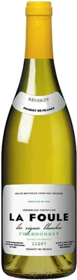 Вино белое сухое La Foule Chardonnay, 0.75 л 2024