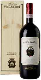 Вино красное сухое «Nipozzano Chianti Rufina Riserva» 2012 г. в подарочной упаковке (дерево)