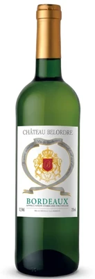Вино белое сухое Chateau Belordre Bordeaux Blanc, 0.75 л 2024