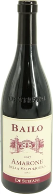 Вино красное сухое De Stefani Amarone della Valpolicella Bailo, 0.75 л 2017