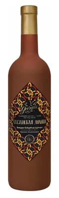 Вино красное полусладкое Old Georgia Alazani Valley, 0.75 л этикетка ромб