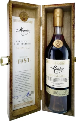 Арманьяк Monluc, 0.7 л 1981, д/у