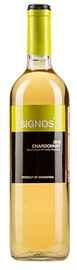 Вино белое полусухое «Signos Chardonnay» 2014 г.
