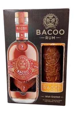 Ром Bacoo 7 Years Old, 0.7 л п/у, с керамическим стаканом